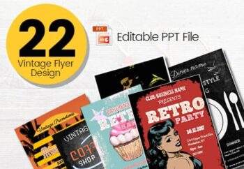22 Business Vintage Flyer Templates