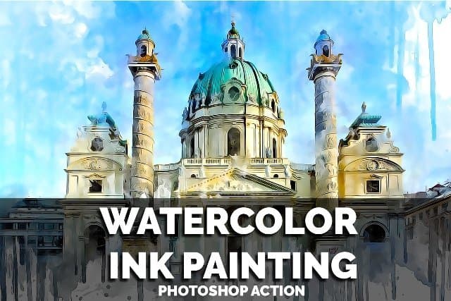 10 in 1 Watercolor Collection Bundle Photoshop