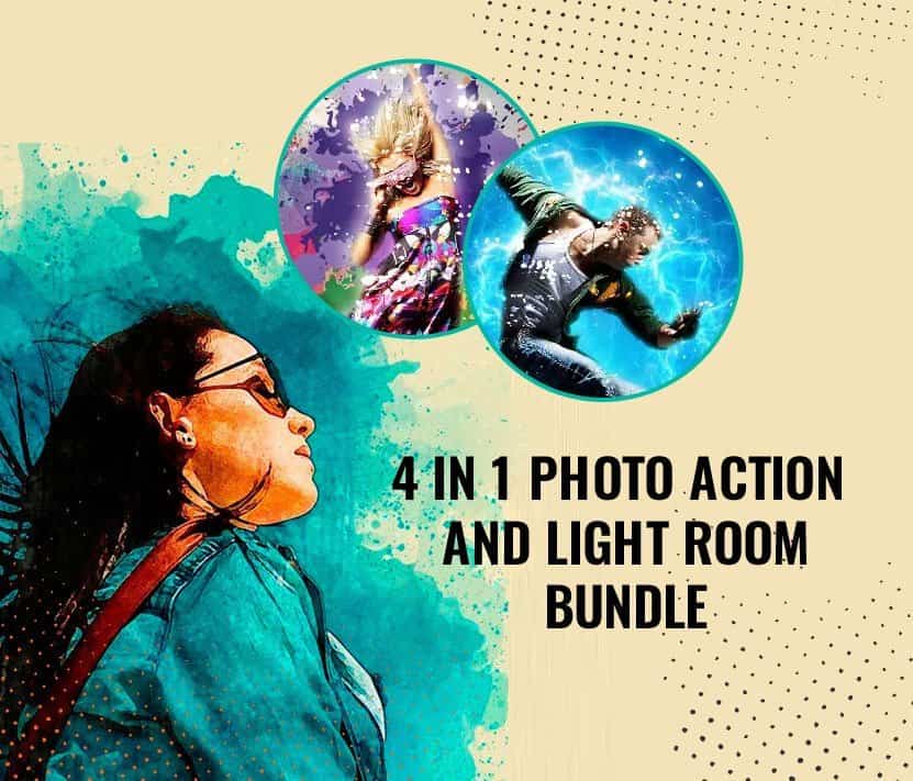 4 in 1 Photo Action And Light Room Bundle