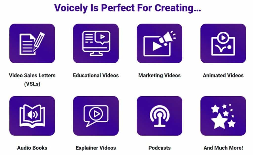 Voicely Lifetime Deal has an assortment of high-quality multilingual voices