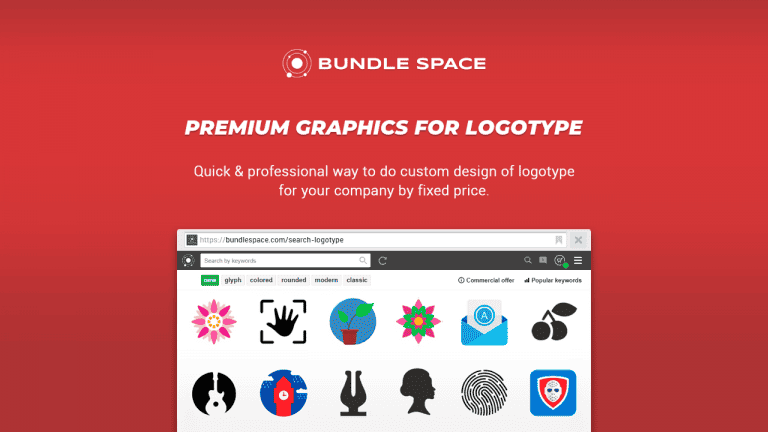 BundleSpace : Premium Graphics for Design of Logotype