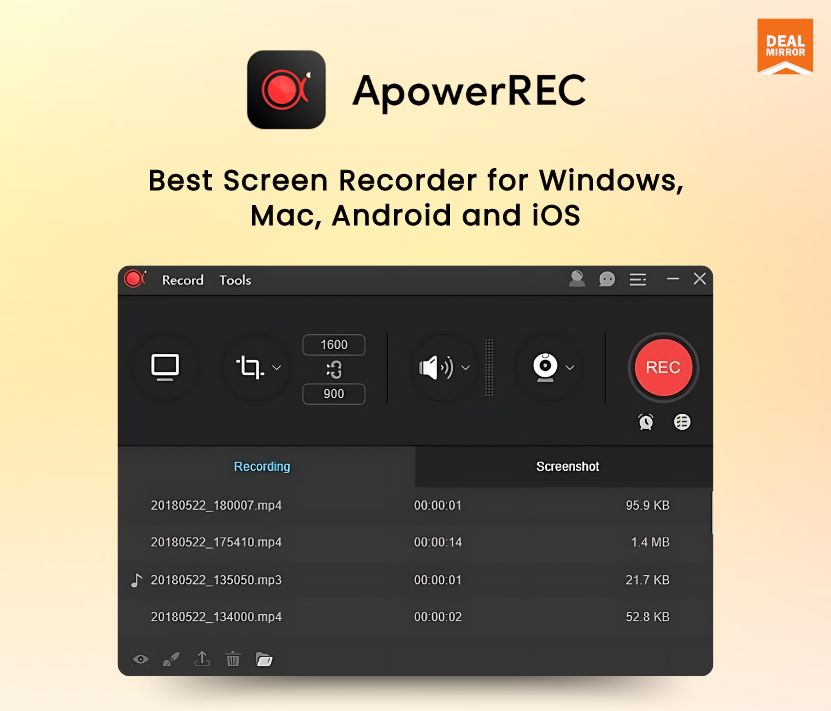 ApowerREC : Best Screen Recorder