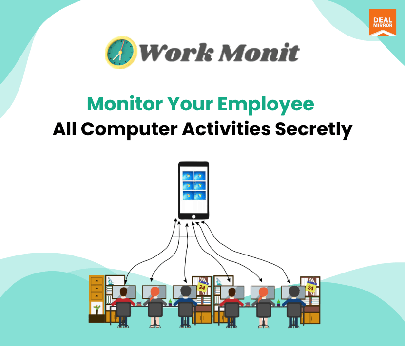 WorkMonit : Monitor Employees Computers Remotely & Secretly