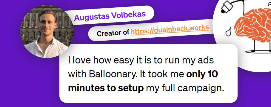 Balloonary - Build ads that take off.