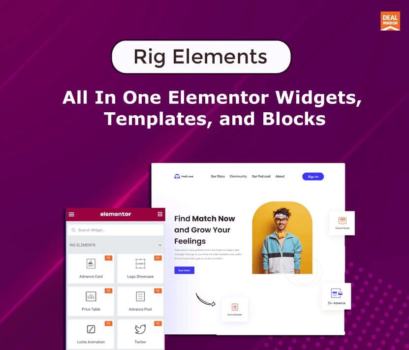 Rig Elements : Best Elementor Addons