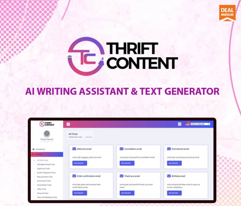 ThriftContent : Create Marketing & Blog Content