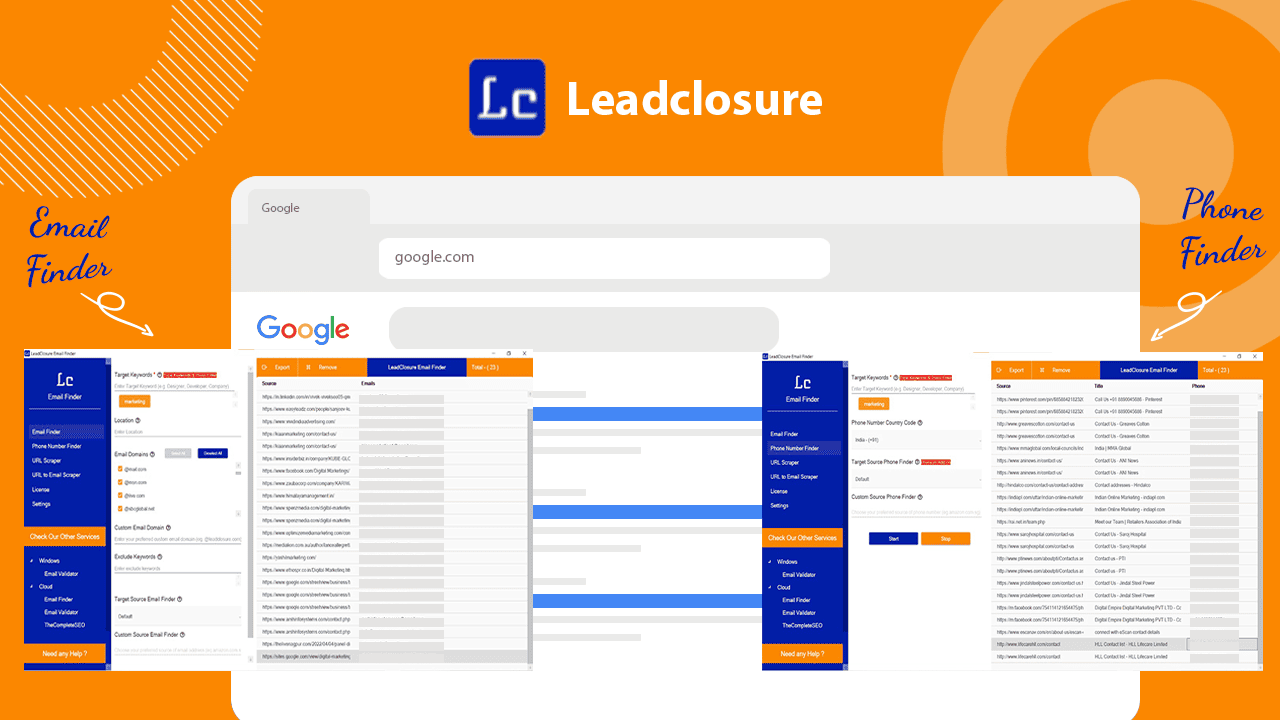 LeadClosure lifetime deal email finder