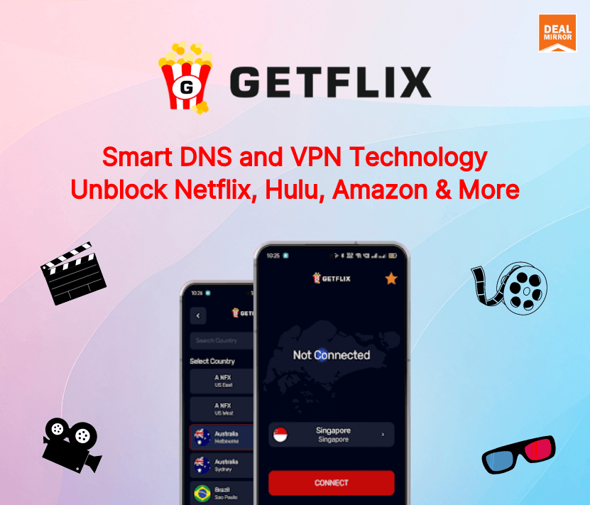 Getflix : Smart DNS & VPN Technology