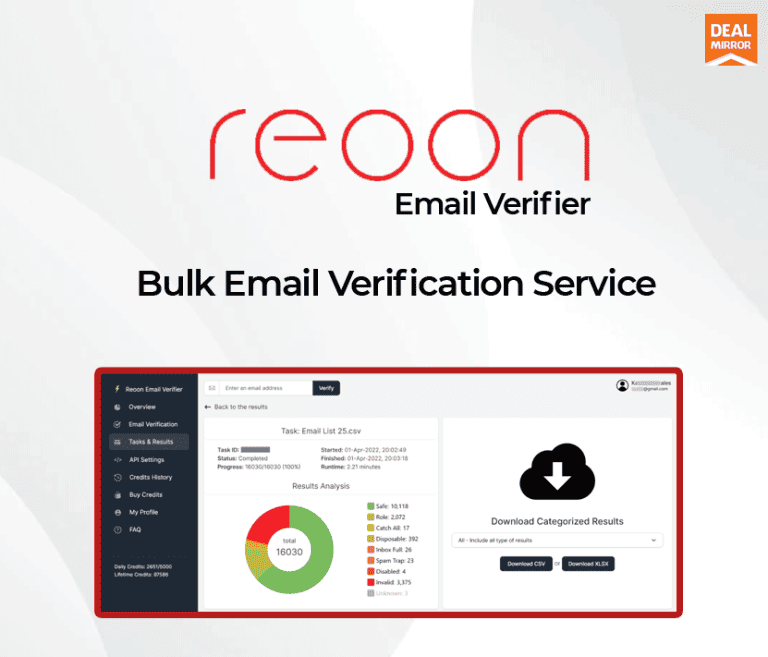 Reoon Email Verifier : Bulk Email Validator