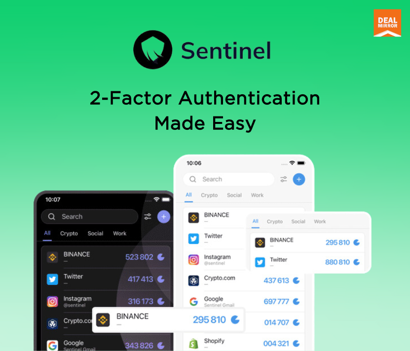 Sentinel : 2-Factor Authentication
