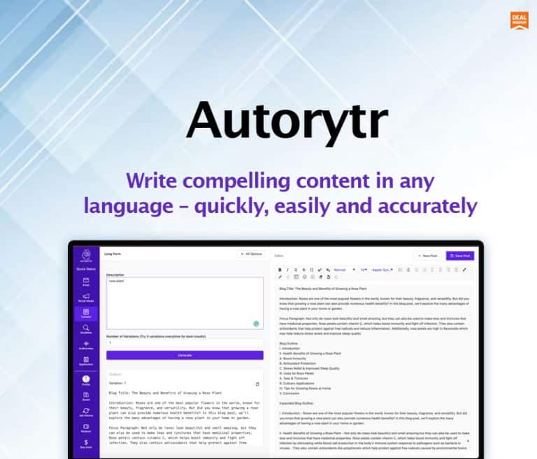 Autorytr : AI Content Writer Tool