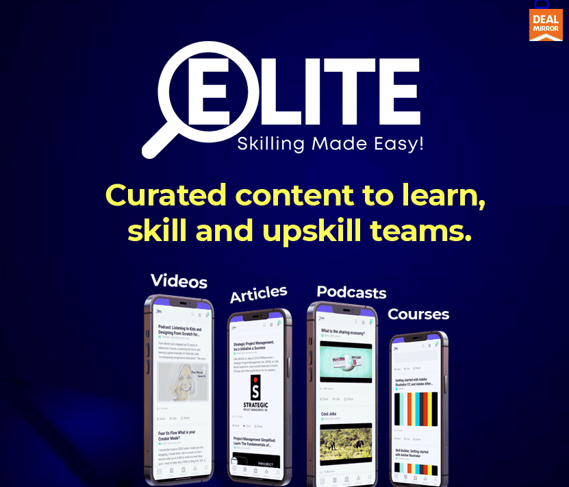 Elite Learning Lifetime Deal :- Curated And Highly-Engaging Content