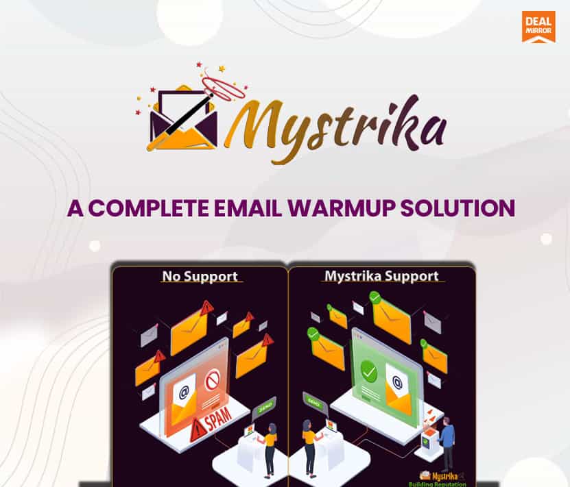 Mystrika Lifetime Deal : Email Warmup Tool