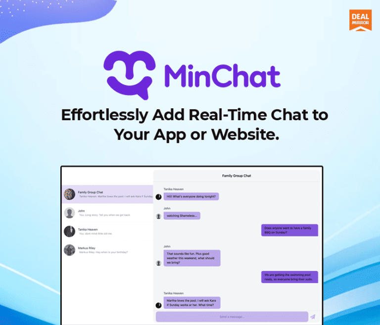 MinChat : All-In-One Chat Solution Within Minutes