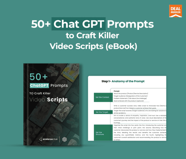 50+ Chat GPT Prompts to Craft Killer Video Scripts