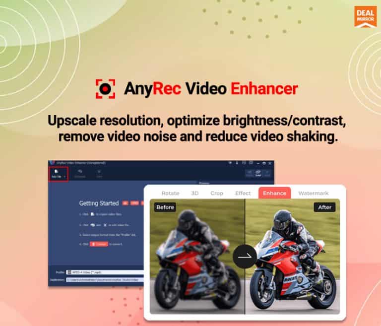 AnyRec Video Enhancer : Enhance The Quality of Videos