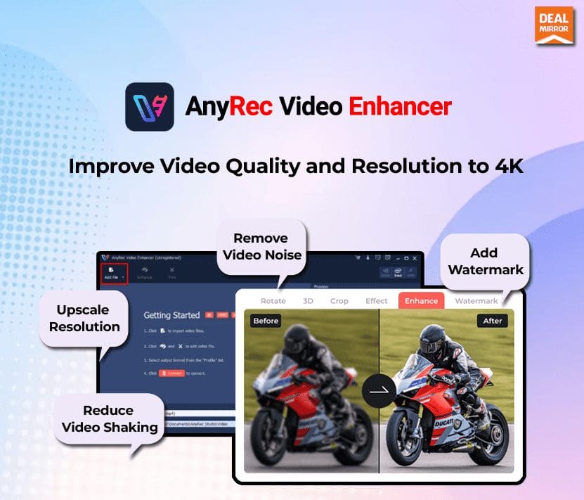 AnyRec Video Enhancer : Enhance The Quality of Videos