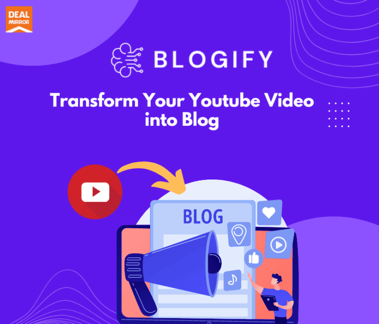 Blogify : Transform Your vlog into a blog (Tier-4)