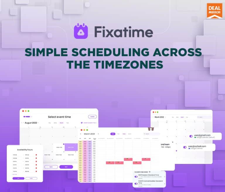 Fixatime : Schedule with more control & flexibility