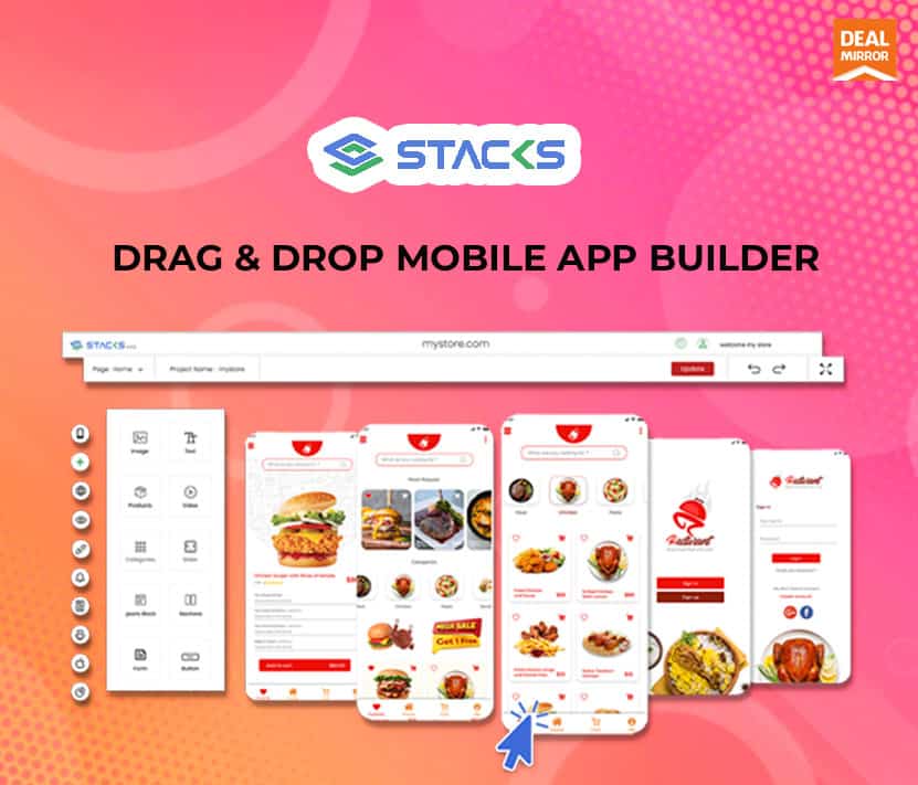 Stacks : Drag & Drop Mobile App Builder