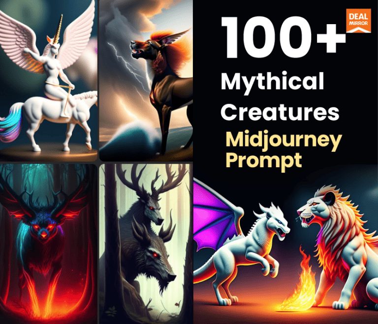 100+ Mythical Creature Midjourney Prompts