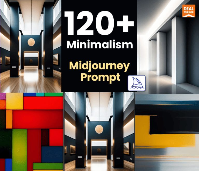 120+ Minimalisms Midjourney Prompts