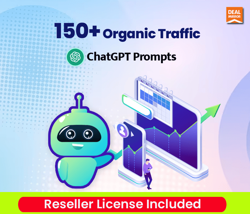 150+ Organic Traffic ChatGPT Prompts (Reseller Plan)