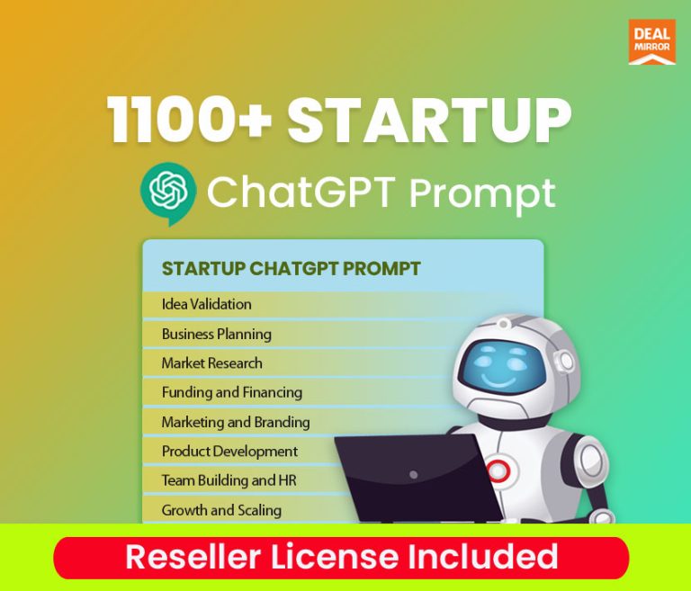 1100+ Startup ChatGPT Prompt