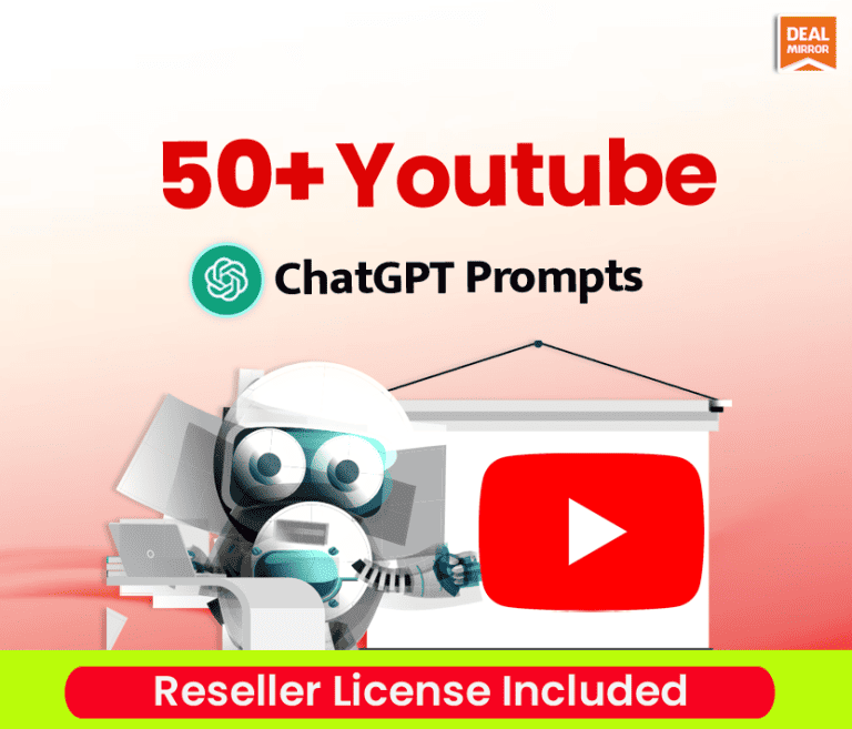 50+ YouTube ChatGPT Prompts (Reseller Plan)