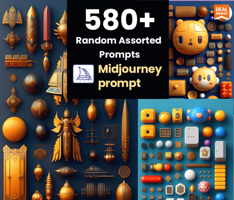 580+ Random Assorted Midjourney Prompts