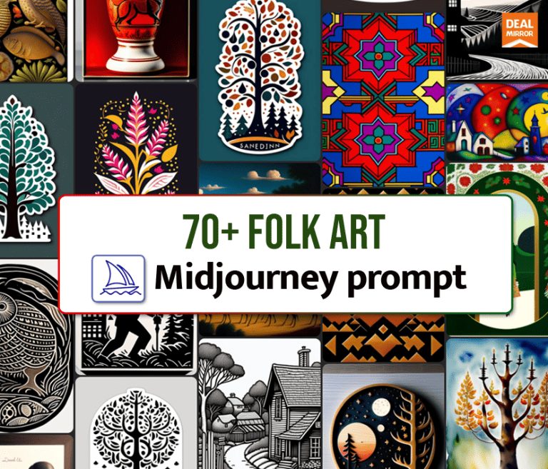 70+ Folk Art Midjourney Prompts