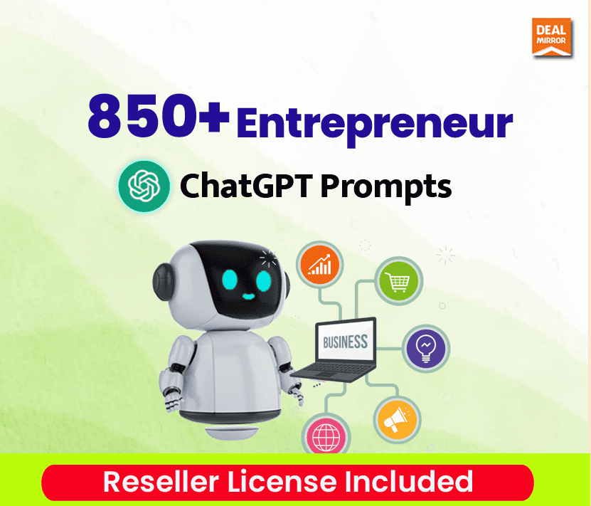 850+ Entrepreneur ChatGPT Prompts (Reseller Plan)
