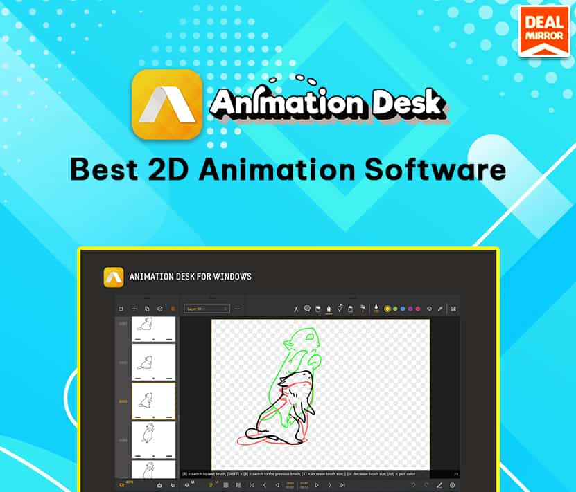 Animation Desk Lifetime Deal : The Best 2D Animation Software