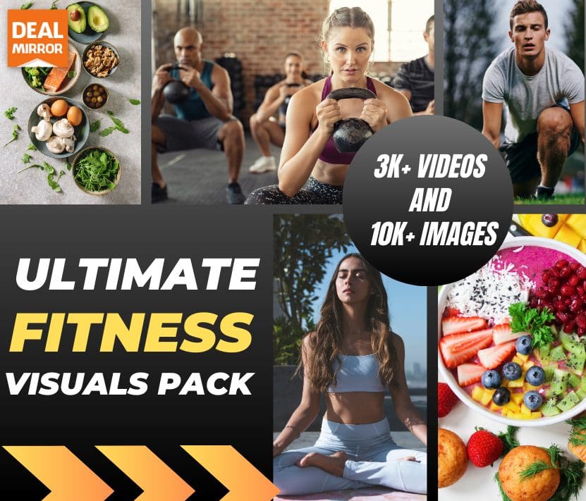 Ultimate Fitness Visuals Pack: Collection of High-Quality Images and Videos! (Tier-2)