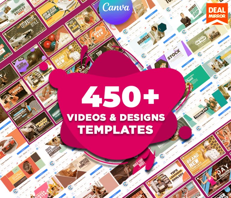 450+ Best Videos & Designs Templates