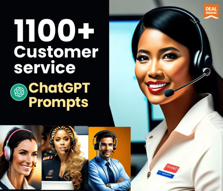 1100+ Customer Service ChatGPT Prompts