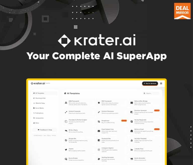 Krater.ai : The AI SuperApp