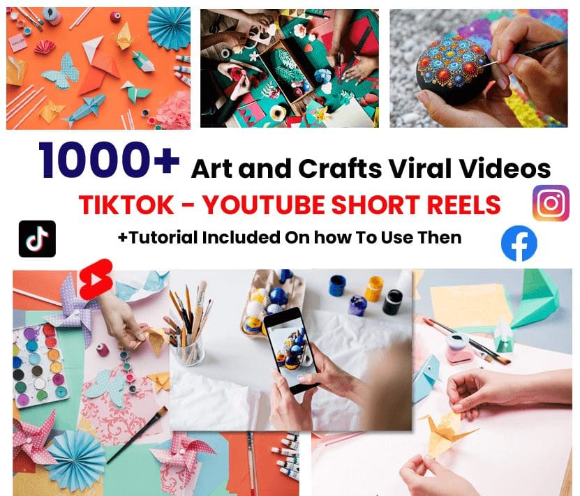 1000+ Art & Craft Viral Videos Lifetime Deal