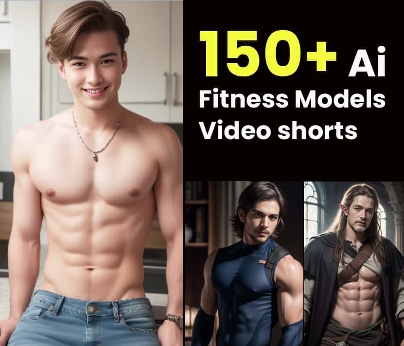 150+ AI Fitness Models Video Shorts