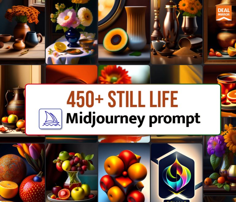 450+ Still Life Midjourney Prompts