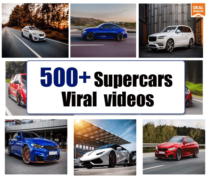 500+ Supercars Viral Videos Lifetime Deal