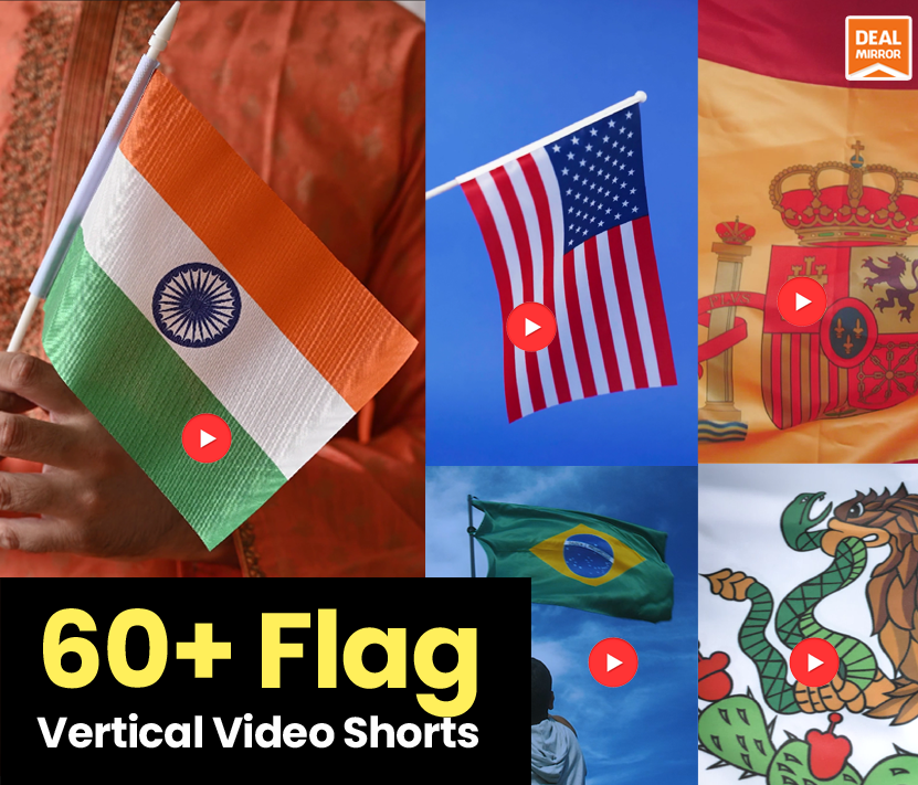 60+ Flag Vertical Video Shorts