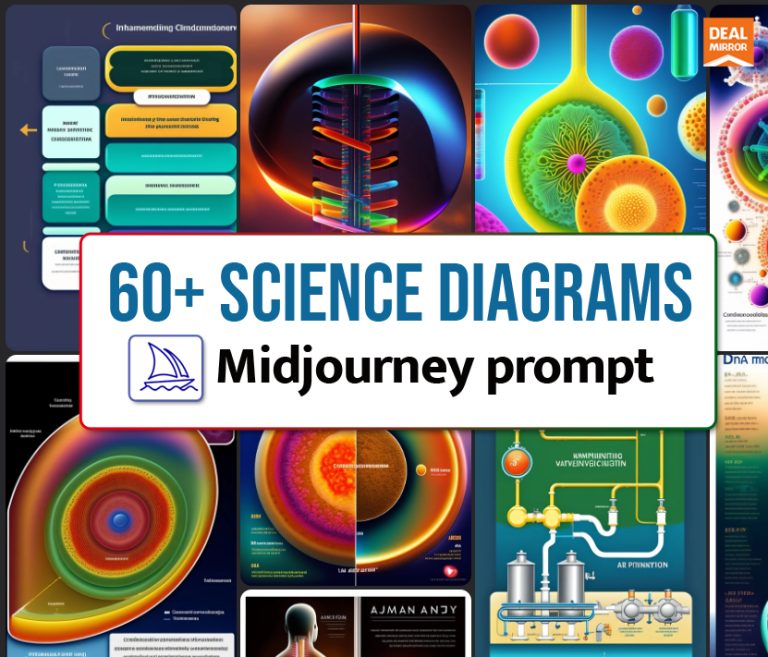 60+ Science Diagrams Midjourney Prompts