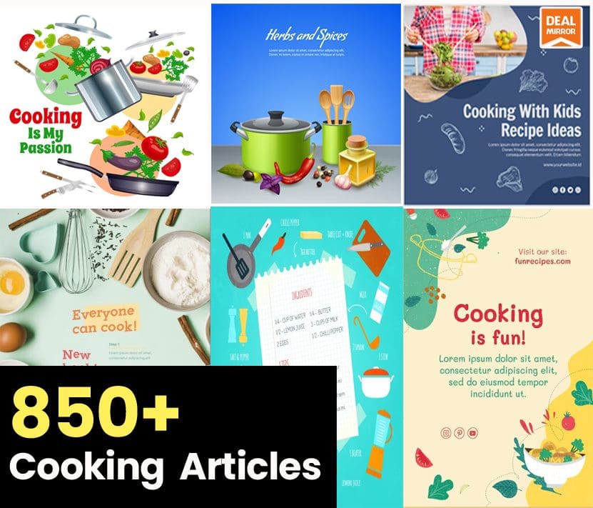 850+ Cooking Articles (Tier-2)