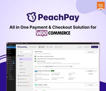 PeachPay : All-in-One Payments And Checkout Solution Lifetime Deal