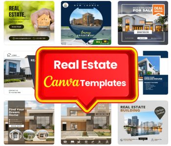 Real Estate Canva Templates