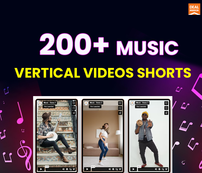 200+ Music Vertical Video Shorts