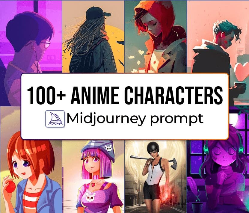 100-Anime-Characters