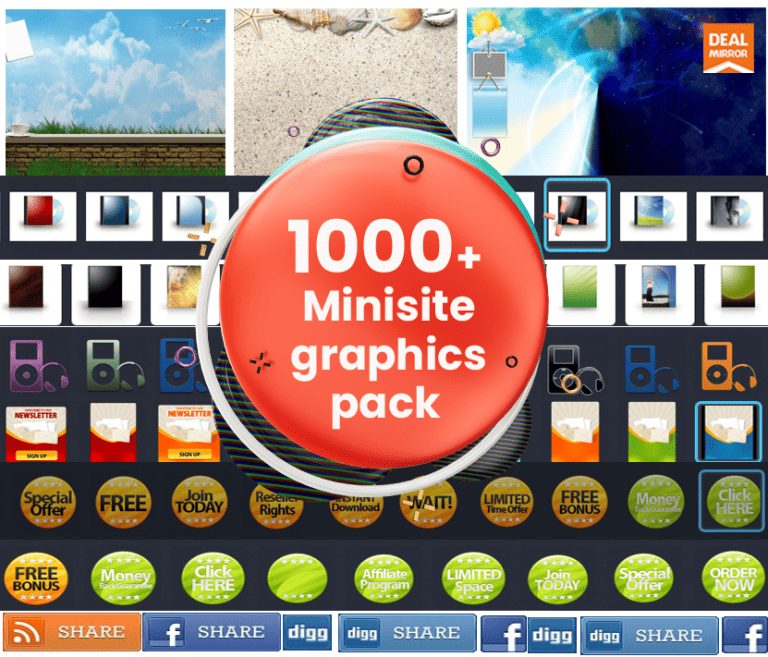 1000+ Minisite Graphics Pack: Elevate Your Website’s Visual Appeal!