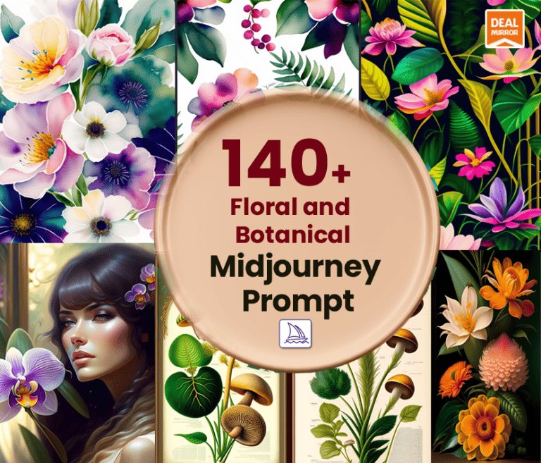 140+ Floral and Botanical Midjourney Prompt